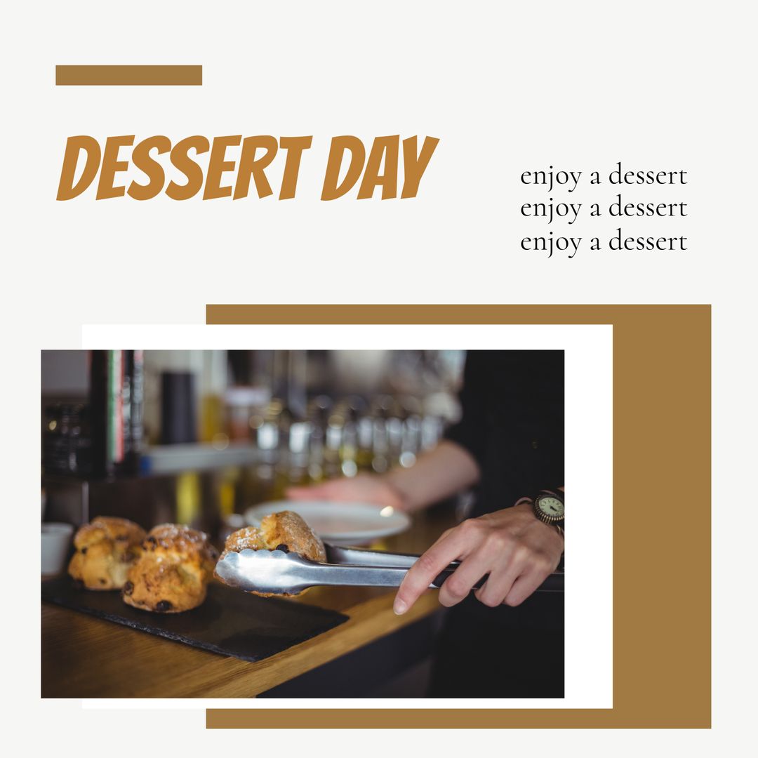 Serving Delicious Desserts For Special Dessert Day Celebration