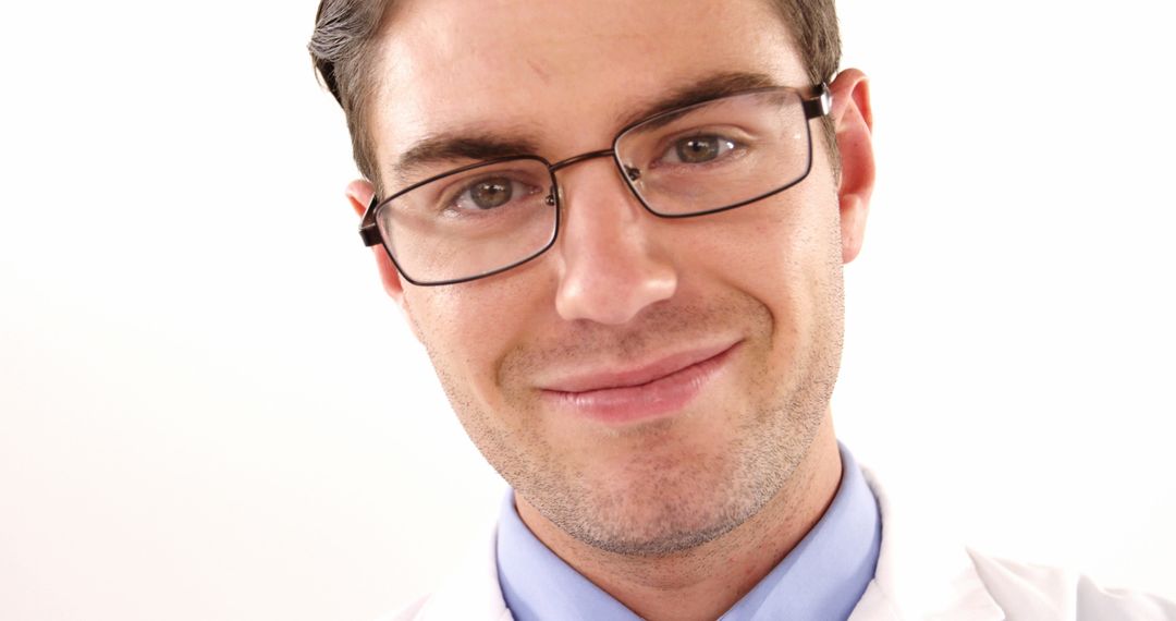 Scientist Holding Molecule Model in Professional Environment