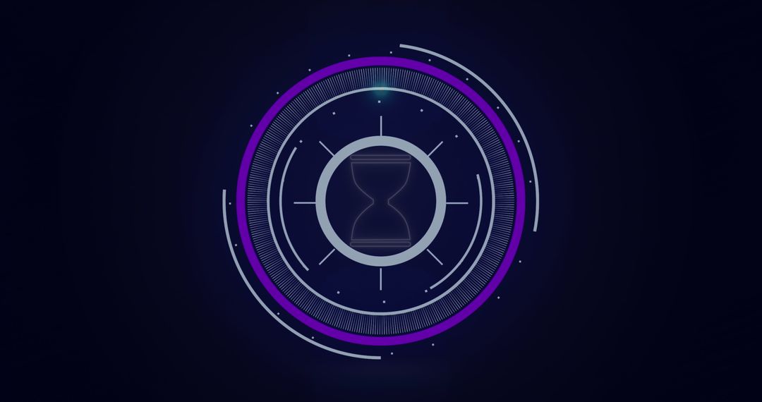 Futuristic digital interface with data analysis concept