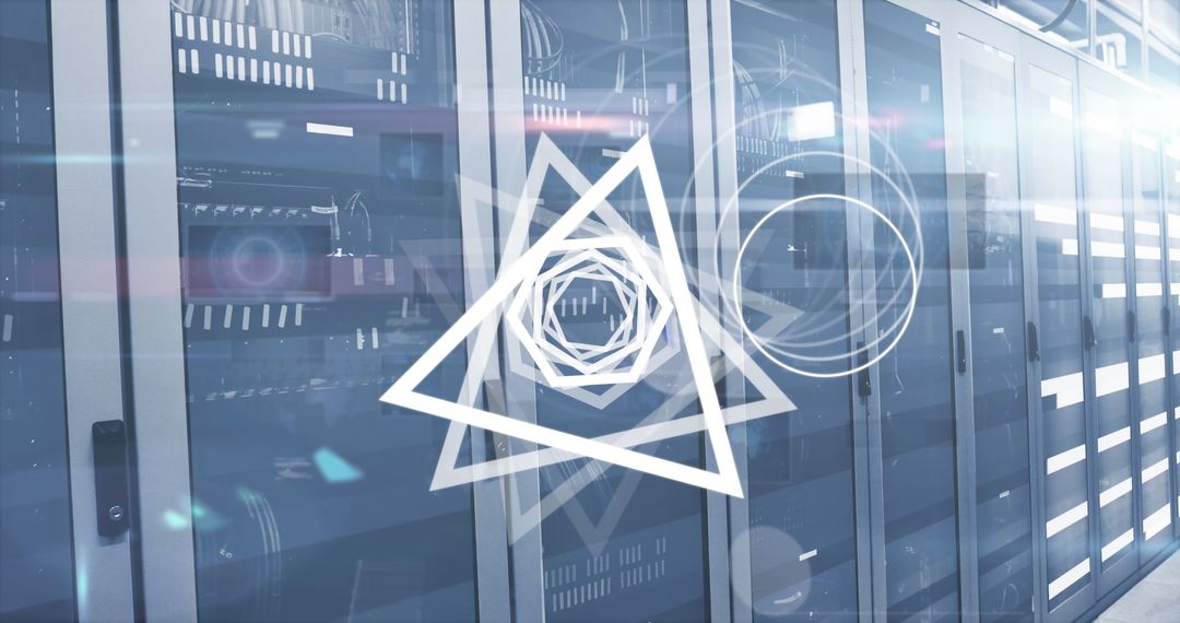 Innovative Data Processing Concept in Modern Server Room