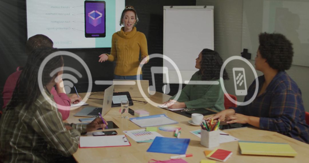 Diverse Business Team Discussing Data Processing Solutions