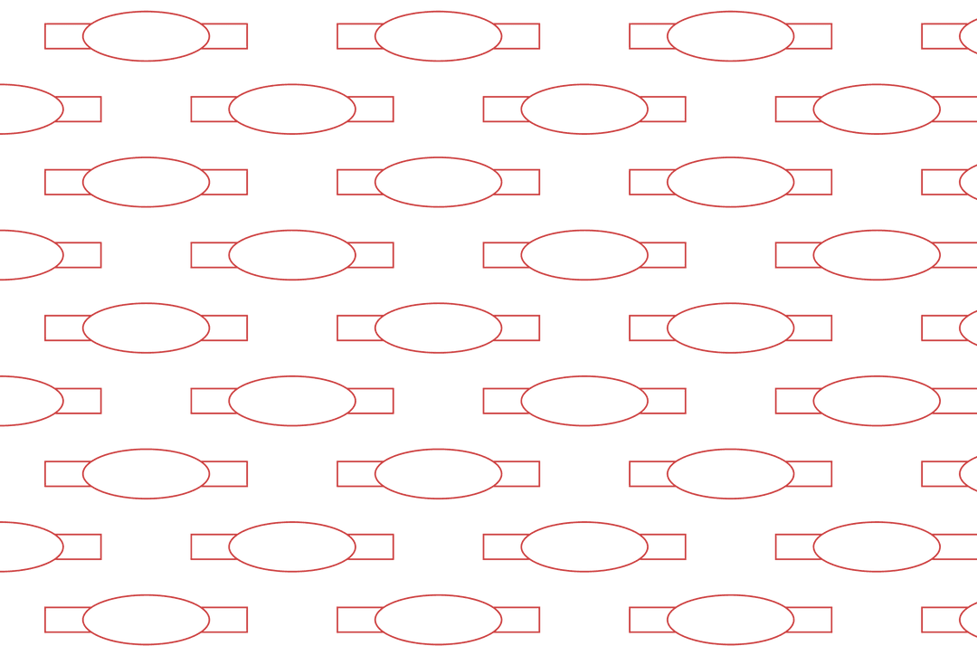 Geometric Red Pattern on Transparent Background Abstract Design
