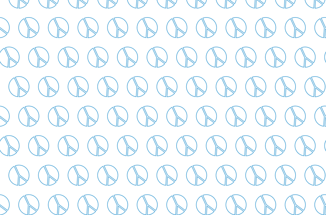 Geometric Circular Shapes Pattern on Transparent Background