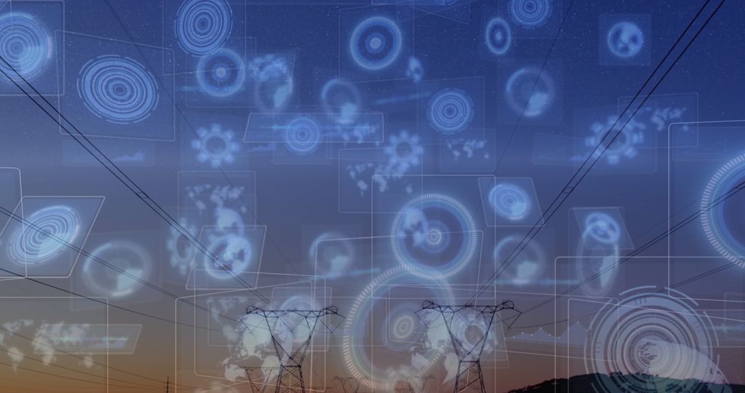 Global Data Processing Over Electrical Grid