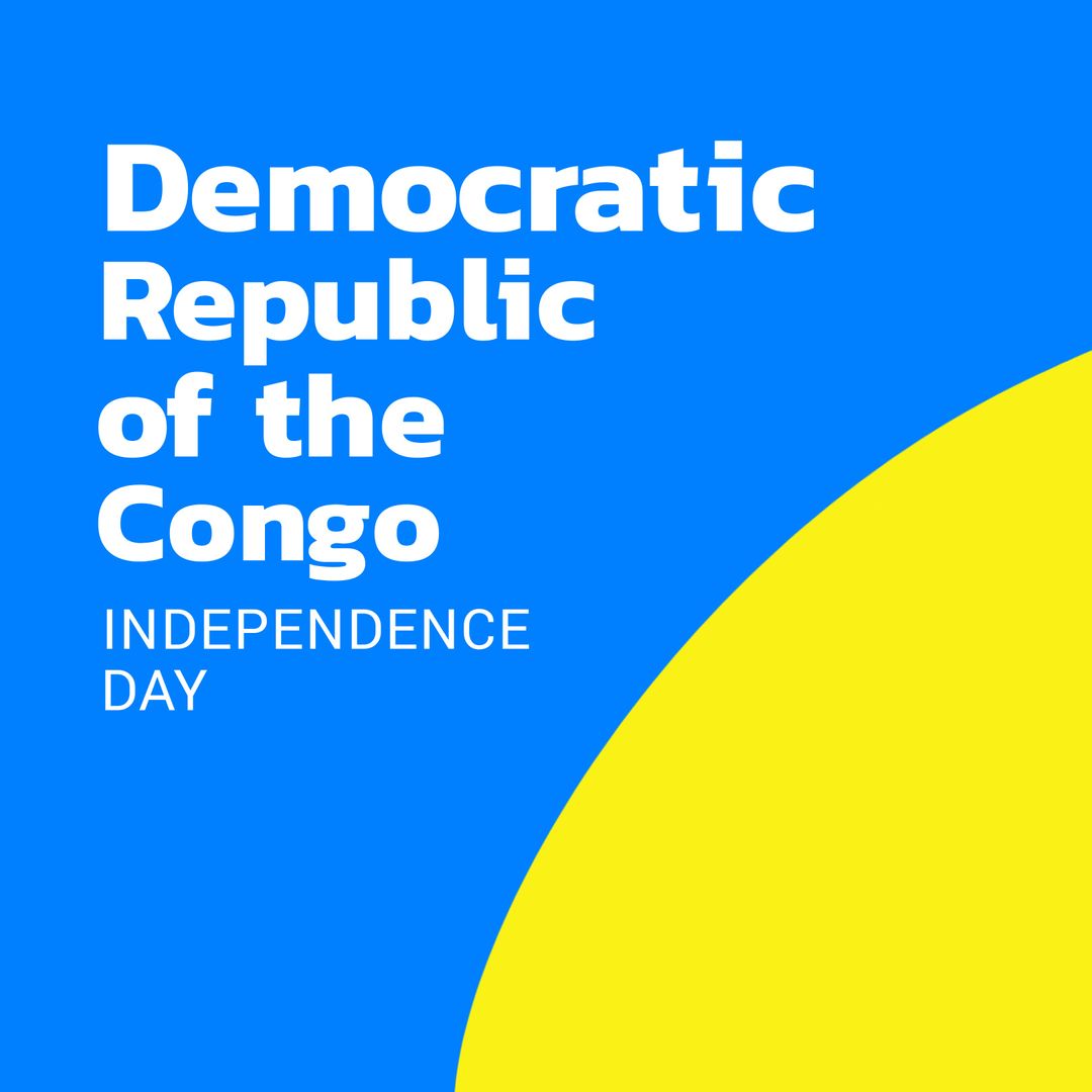Democratic Republic of the Congo Independence Day Celebration Poster - Download Free Stock Templates Pikwizard.com