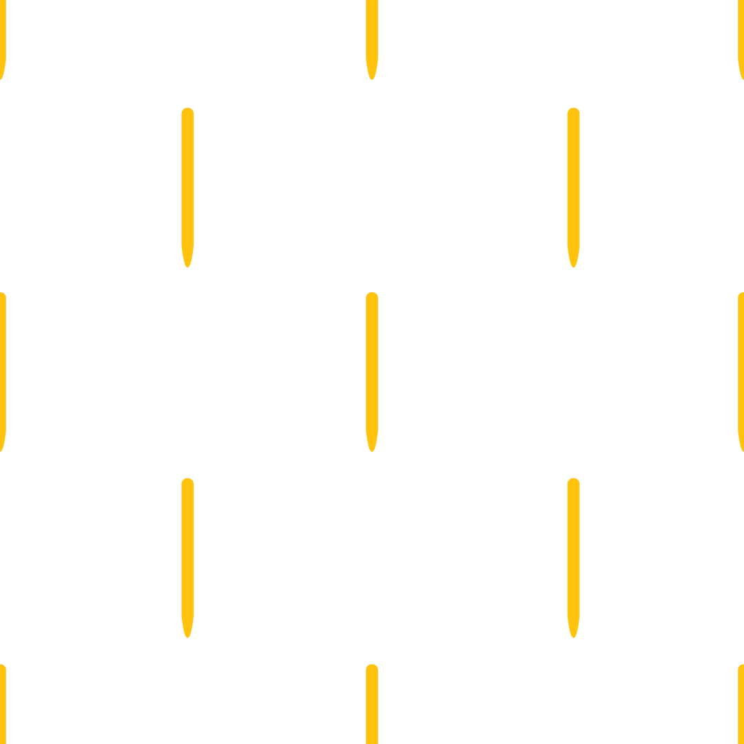 Yellow Pencil Pattern on Transparent Background for Creative Designs