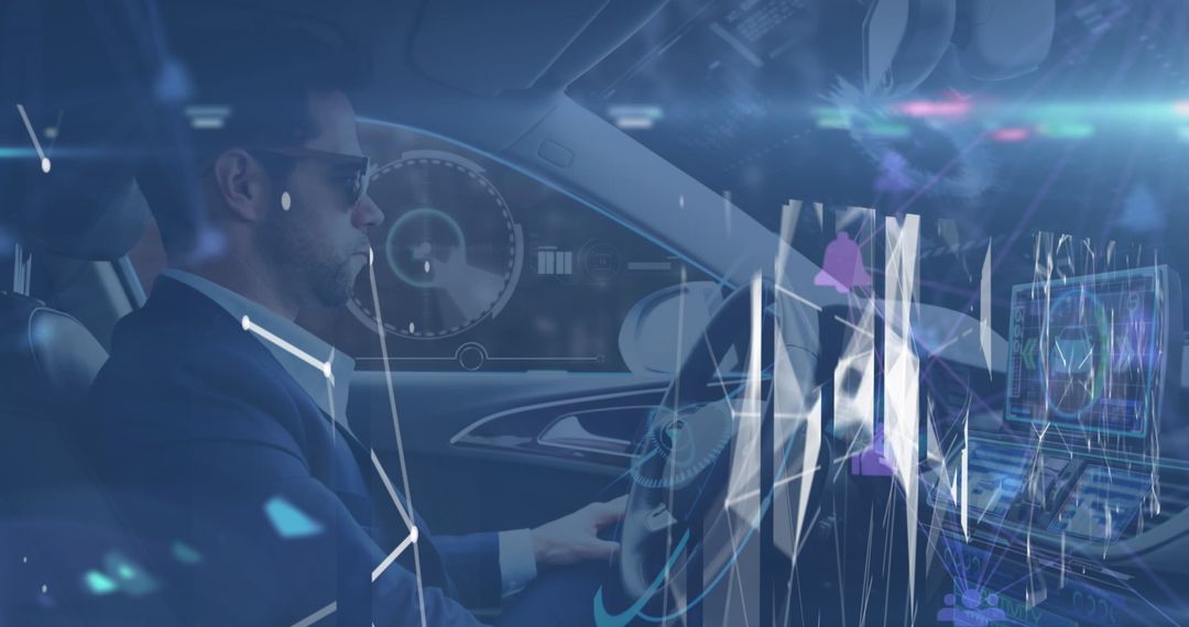 Modern Car Network Technology with Confident Driver Conceptual Overlay