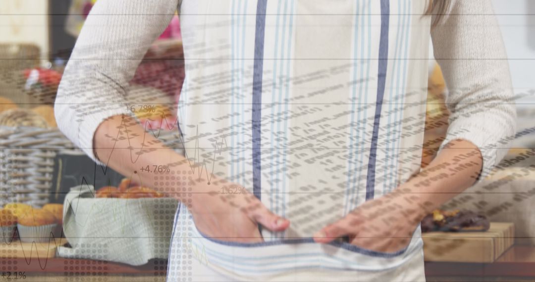 Financial Data Analytics Overlay on Grocery Store Worker