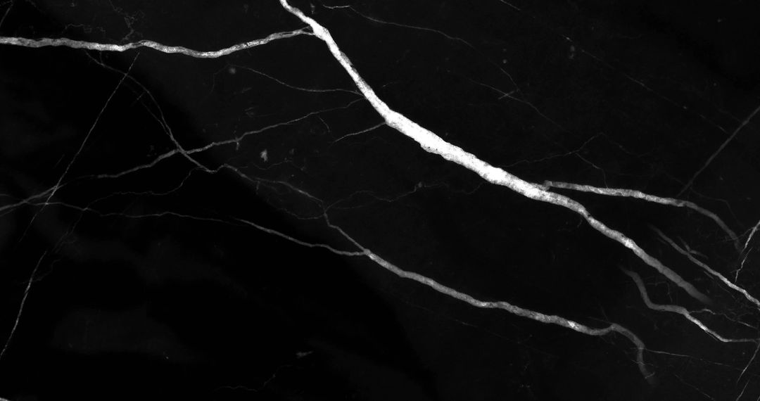 Black Marble Texture with White Veins