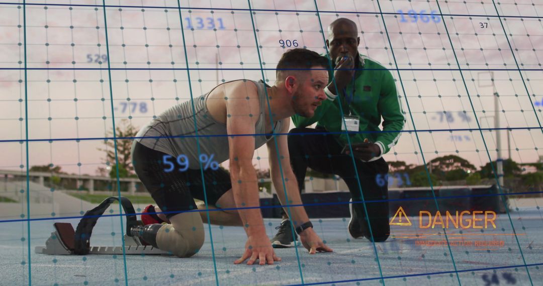 Adaptive Athlete on Track with Coach Using Data Technology