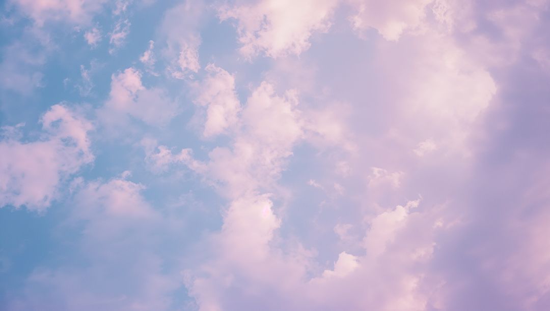 Ethereal Pastel Clouds in Tranquil Sky