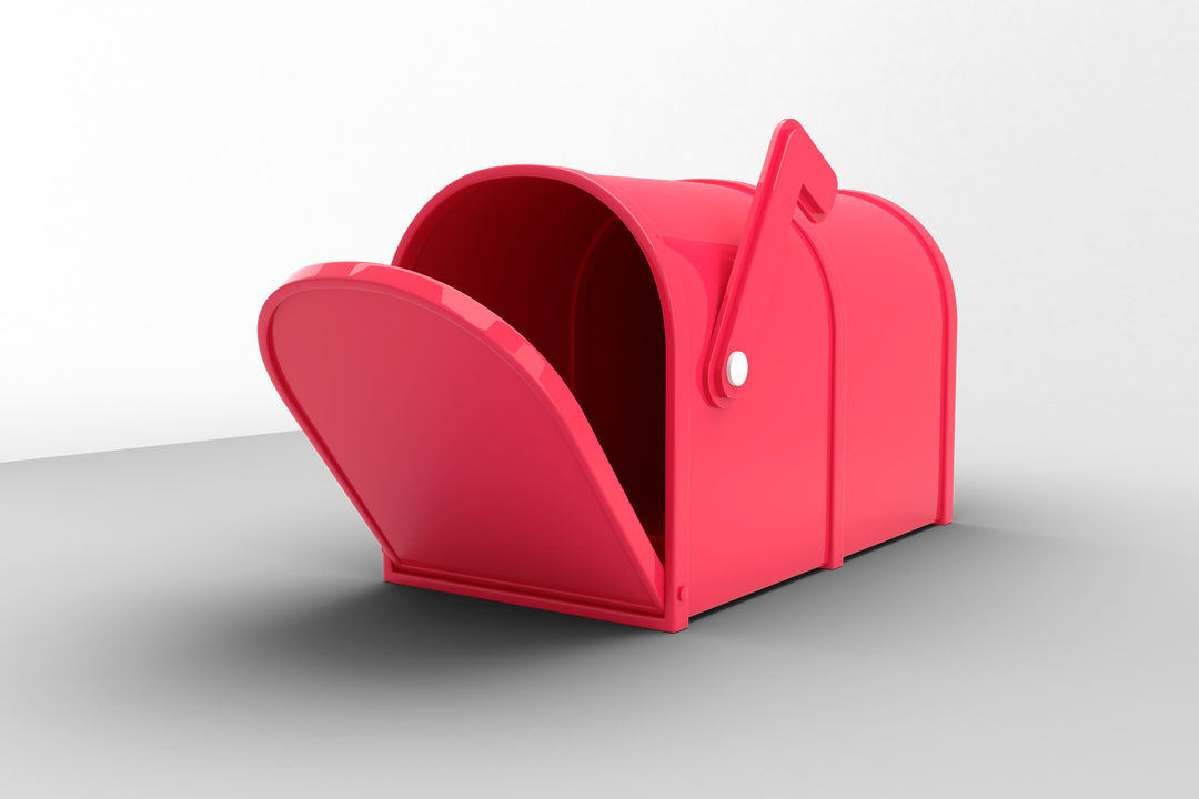 Open Pink Mailbox on Transparent Background for Isolated Illustrations - Download Free Stock Images Pikwizard.com