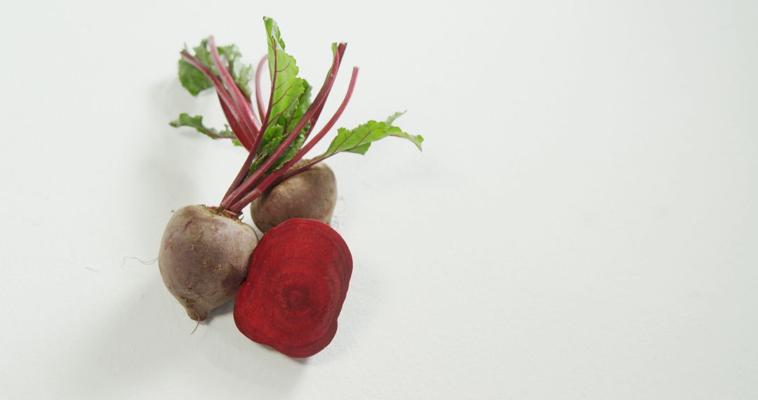 Fresh Red Beetroots on White Background - Free Images, Stock Photos and Pictures on Pikwizard.com