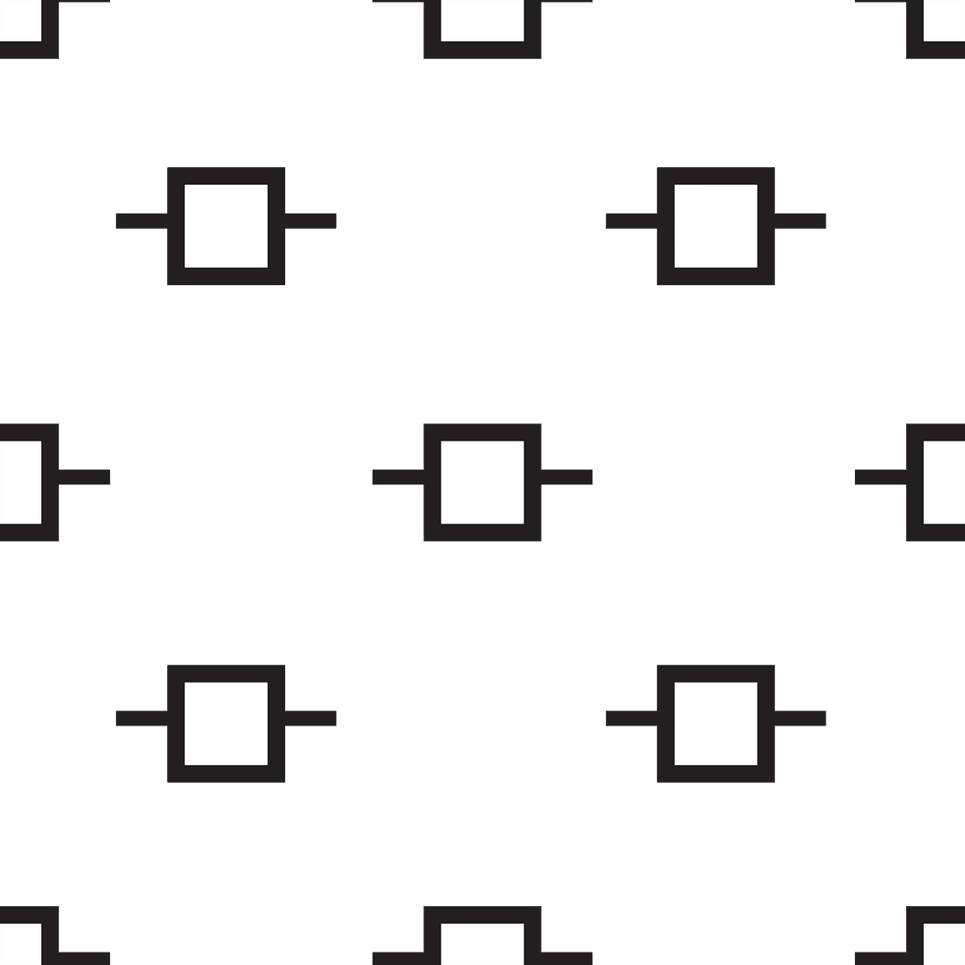 Abstract Black and White Geometric Transparent Pattern