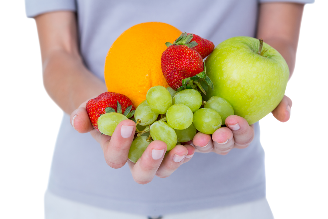 Woman's Hands Holding Fresh Fruits Transparent Background - Download Free Stock Images Pikwizard.com