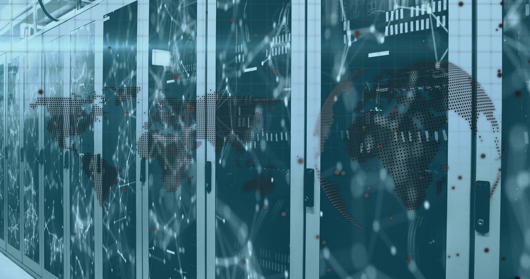 global data processing with digital interface background - Free Images, Stock Photos and Pictures on Pikwizard.com