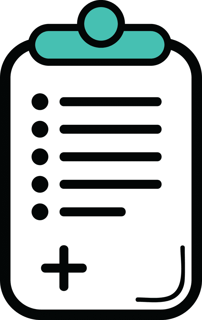 Digital Clipboard Icon with Minimalist Design on Transparent Background - Download Free Stock Images Pikwizard.com