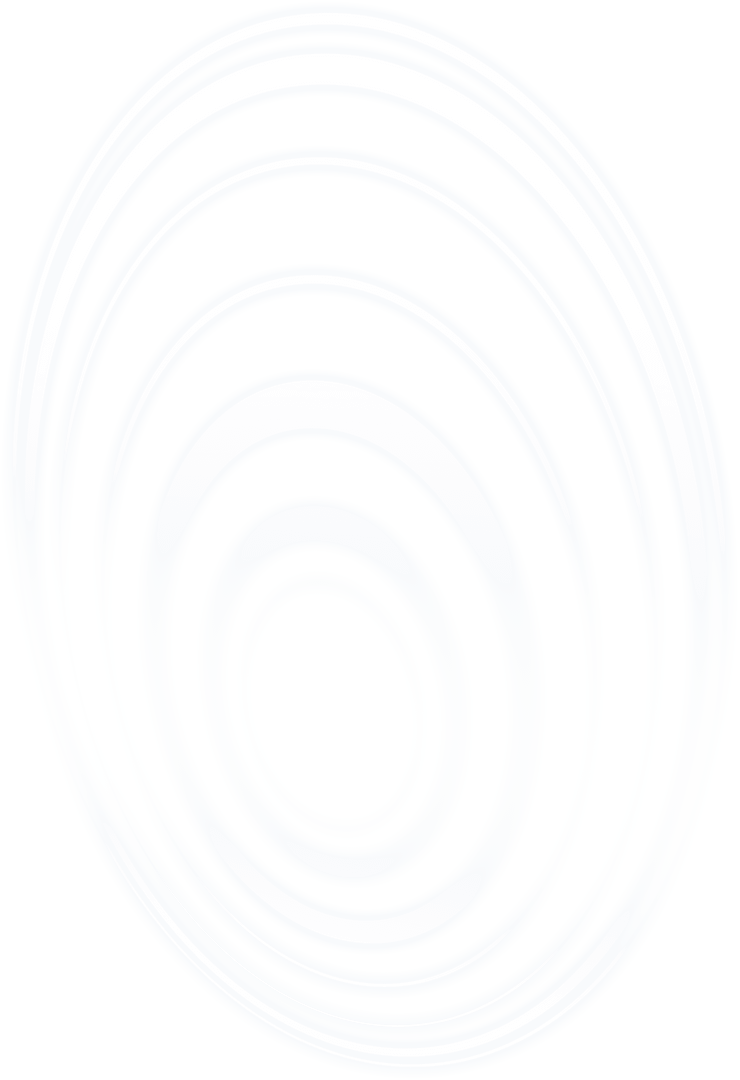 Transparent White Concentric Rings Illustration for Digital Interfaces