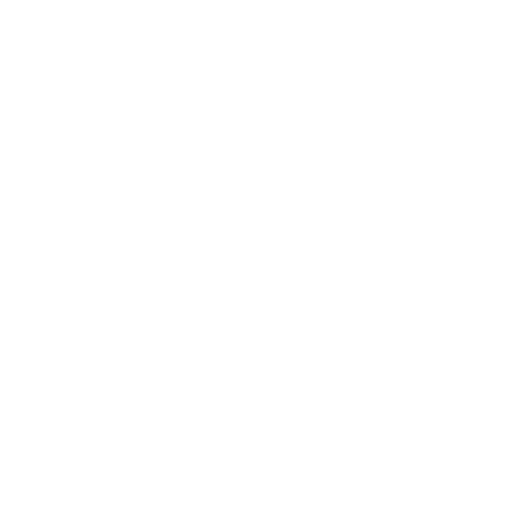 White Badge Ribbon with Copy Space on Transparent Background