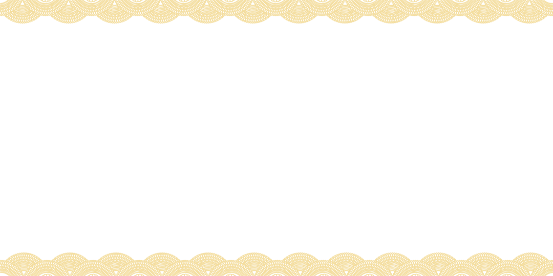 Elegant Vintage Scalloped-edge Frame on Transparent Background