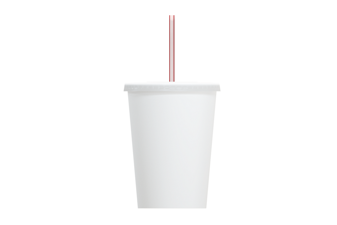 Minimalist Cup of Lemonade with Straw on Transparent Background - Download Free Stock Images Pikwizard.com