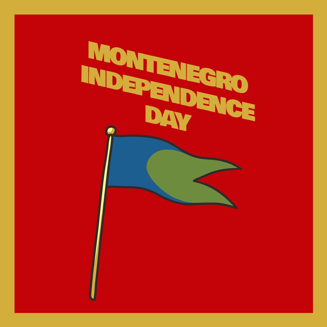 Montenegro Independence Day Flag Design