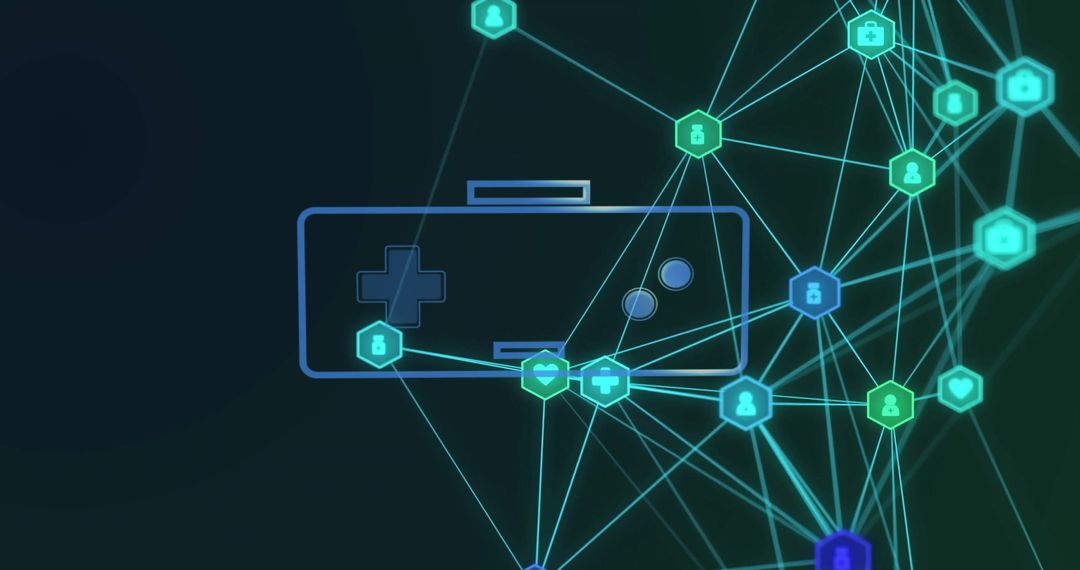 Global Network with Gamepad Interface Connections