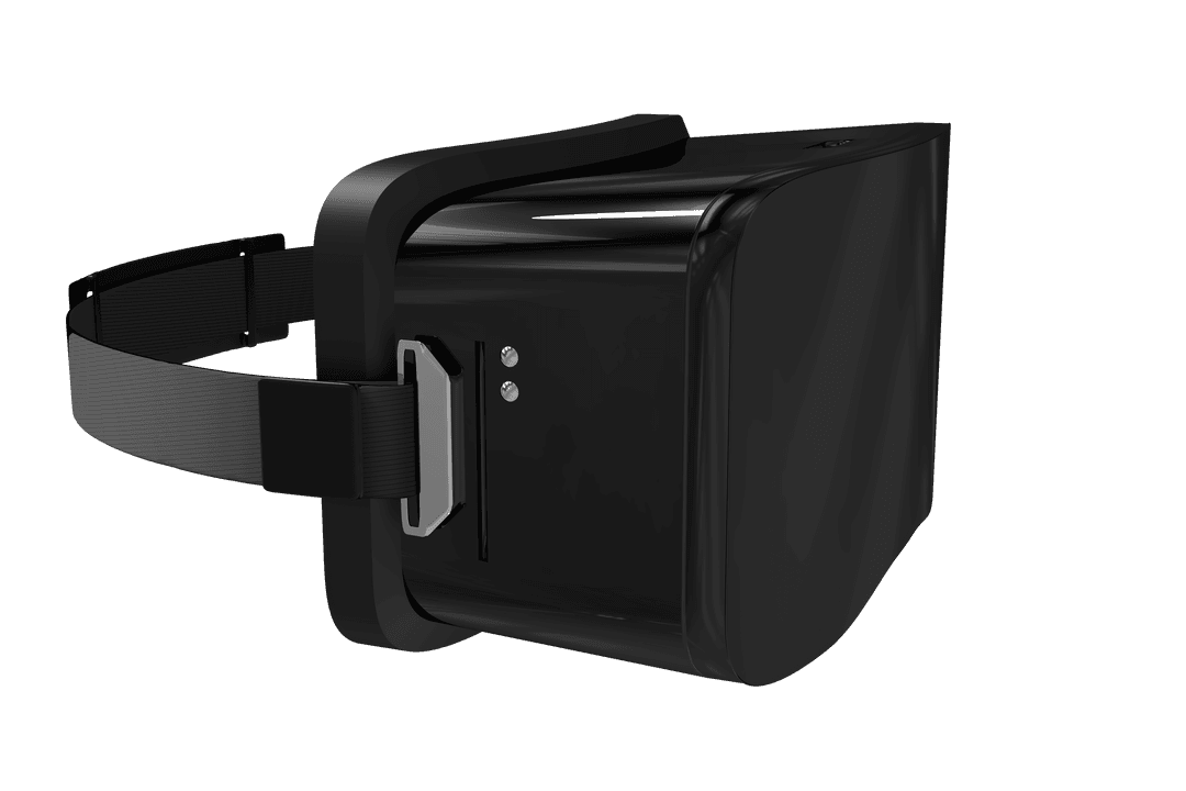 Transparent Background Vector of VR Headset for Tech Design