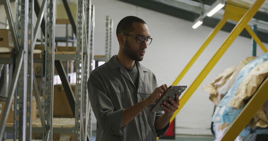 Biracial Mechanic Using Tablet in Auto Workshop for Quality Assurance and Communication - Free Images, Stock Photos and Pictures on Pikwizard.com