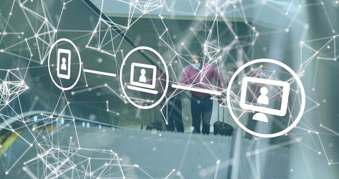 Global Pandemic Connection Technology Concept