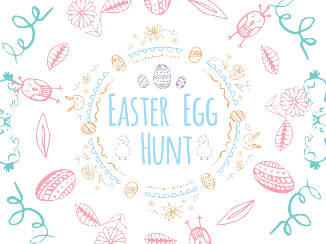 Whimsical Easter Egg Hunt Celebration Template