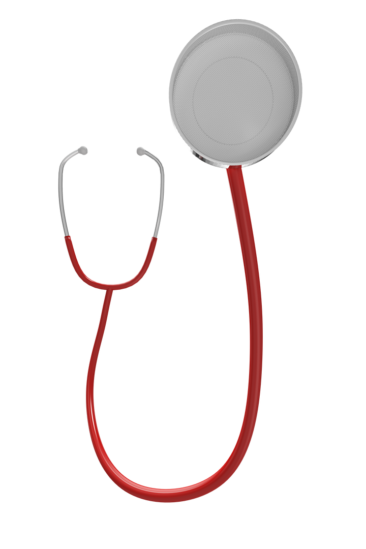 Transparent red stethoscope for medical purposes - Download Free Stock Images Pikwizard.com