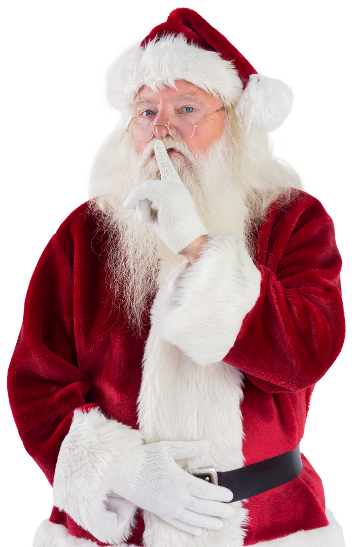 Caucasian Santa Claus on Transparent Background, Isolated PNG - Download Free Stock Images Pikwizard.com