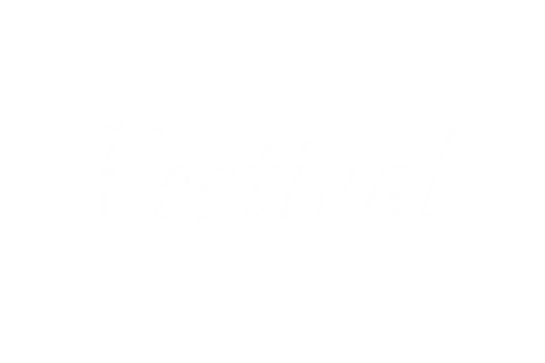 Festival Typography on Transparent Background for Events