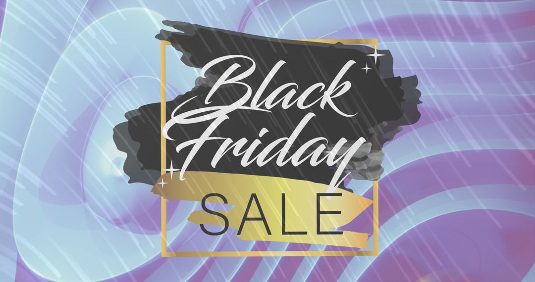 Stylish Black Friday Sale Banner with Gradient Background