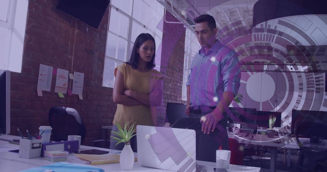 Collaborating in Modern Office Setting with Digital Interface