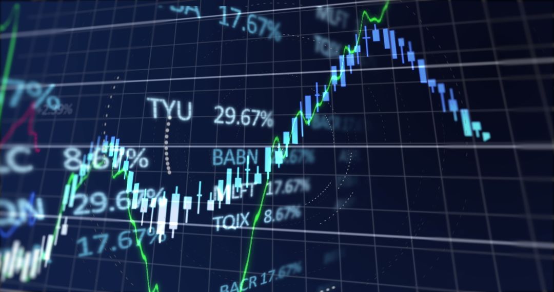 Digital Financial Data Visualization on Grid Display