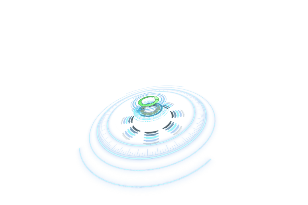 Transparent Volume Knob with Colorful Light Effects Design