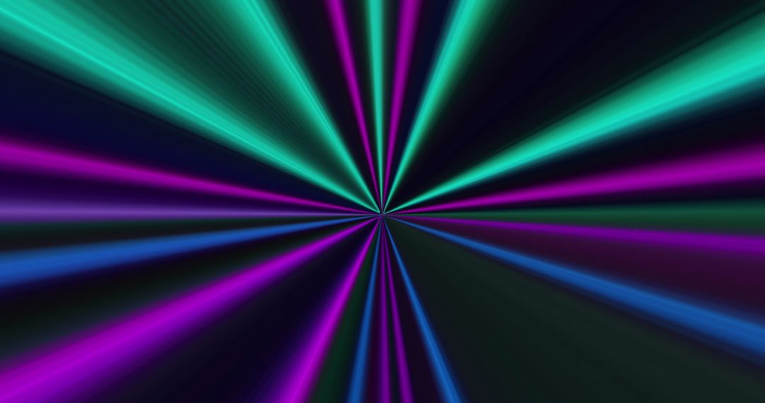 Dynamic Neon Lights Radiating in Abstract Pattern with Vibrant Energy