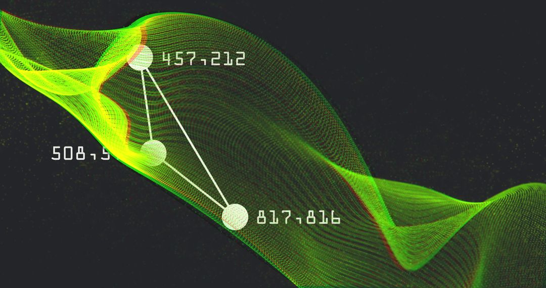 Abstract Data Visualization with Growing Digital Points