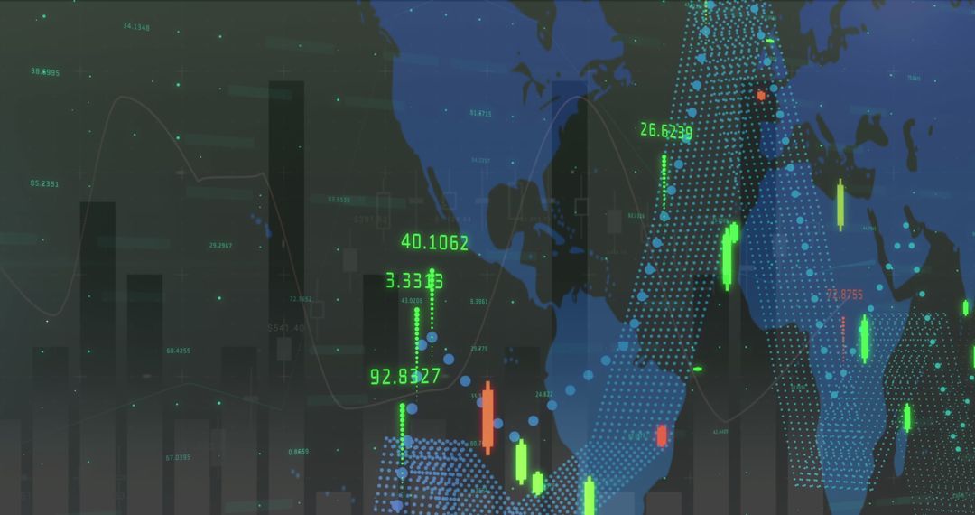 Global Financial Data Processing Digital Interface - Free Images, Stock Photos and Pictures on Pikwizard.com
