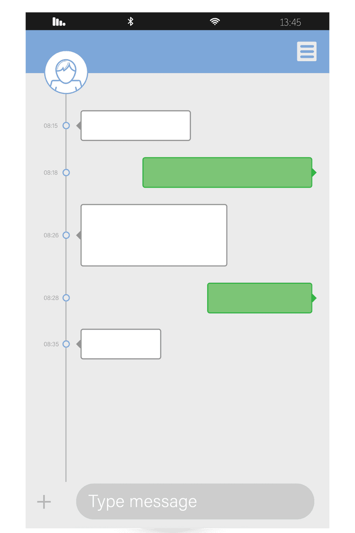 Online Chat Interface with Transparent Background Design - Download Free Stock Images Pikwizard.com