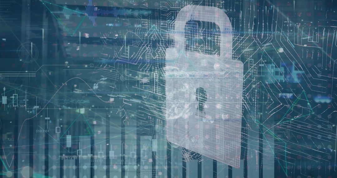 Digital Padlock Symbolizing Advanced Cybersecurity Solutions