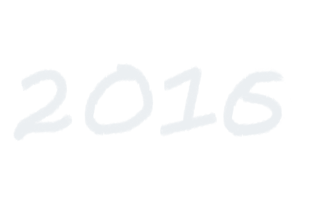 2016 White Typeface on Transparent Background for Year and Celebration Design - Download Free Stock Images Pikwizard.com