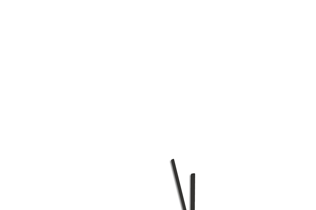 Black Sticks with Copy Space on Transparent Background for Design Projects