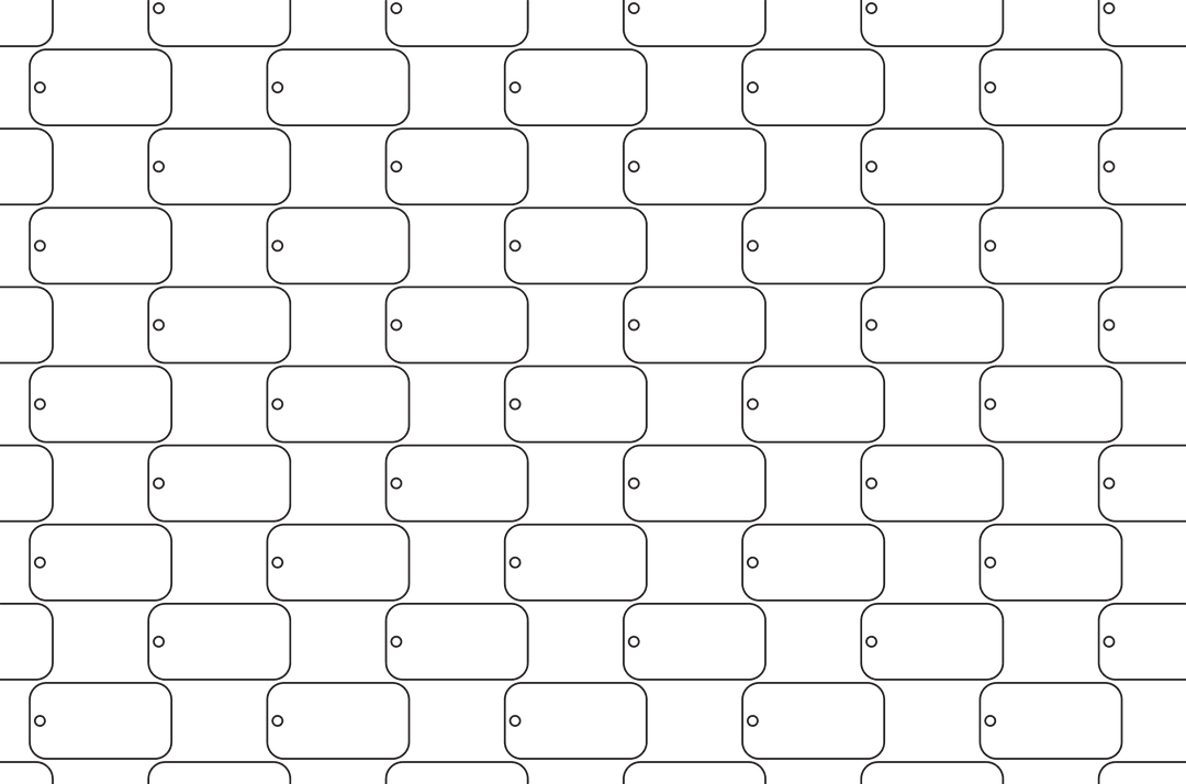 Transparent Background with Black Vector Shapes Pattern