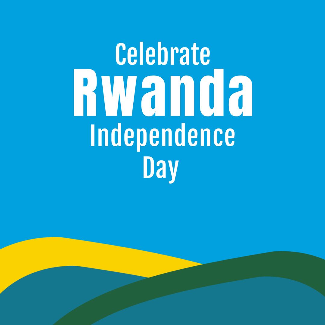 Rwanda Independence Day Celebration Background Design