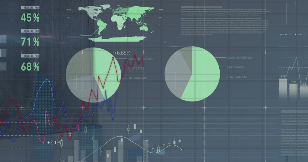 Digital Data Visualization of Global Statistics and Trends