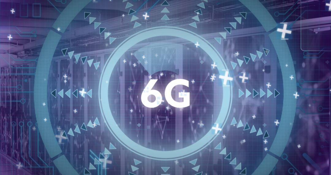 Futuristic 6G Technology and Data Processing in Server Room