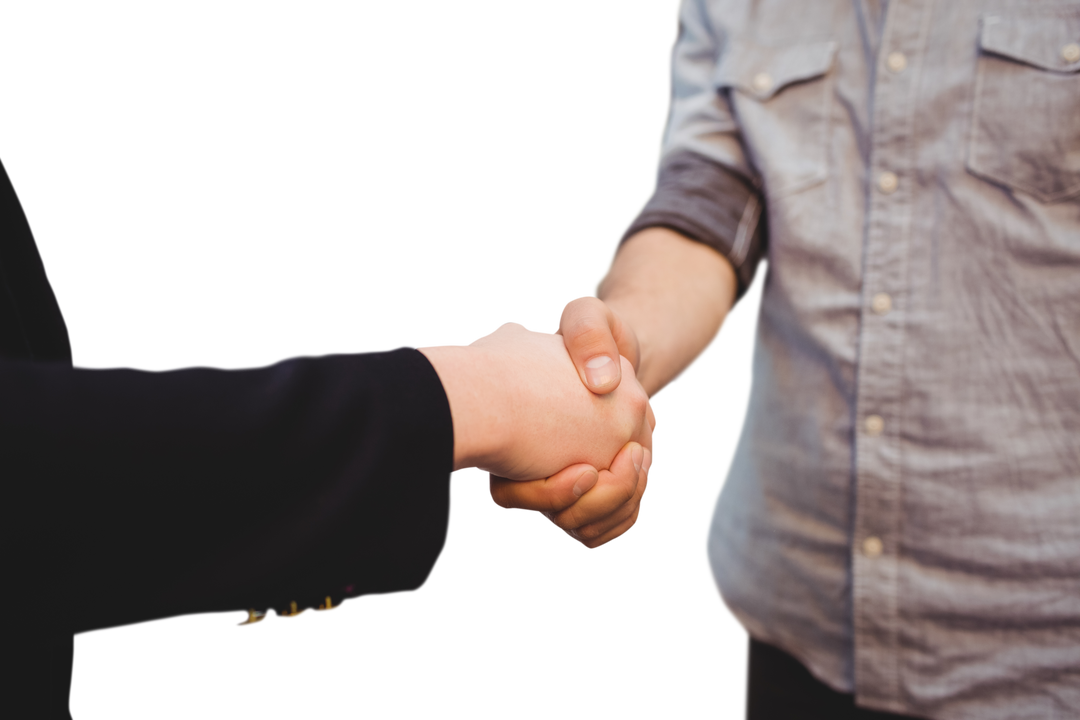 Transparent Handshake Between Businesswoman and Man - Download Free Stock Images Pikwizard.com